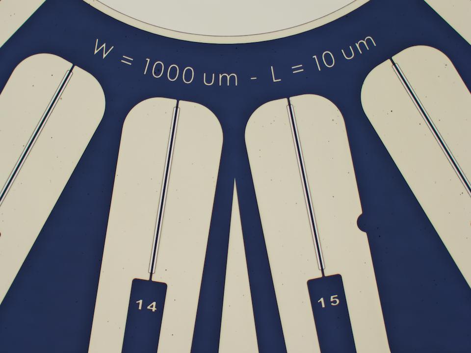 OECT, W = VAR, L = 10 um