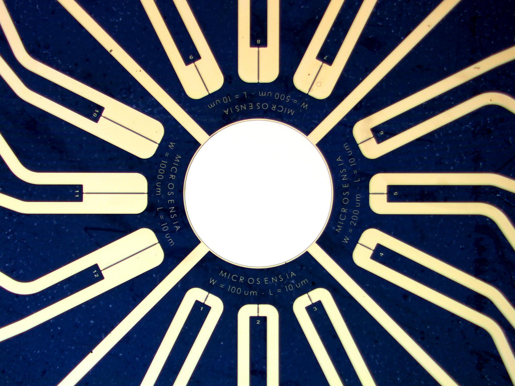 Patternable OECT – Variable W / Fixed L