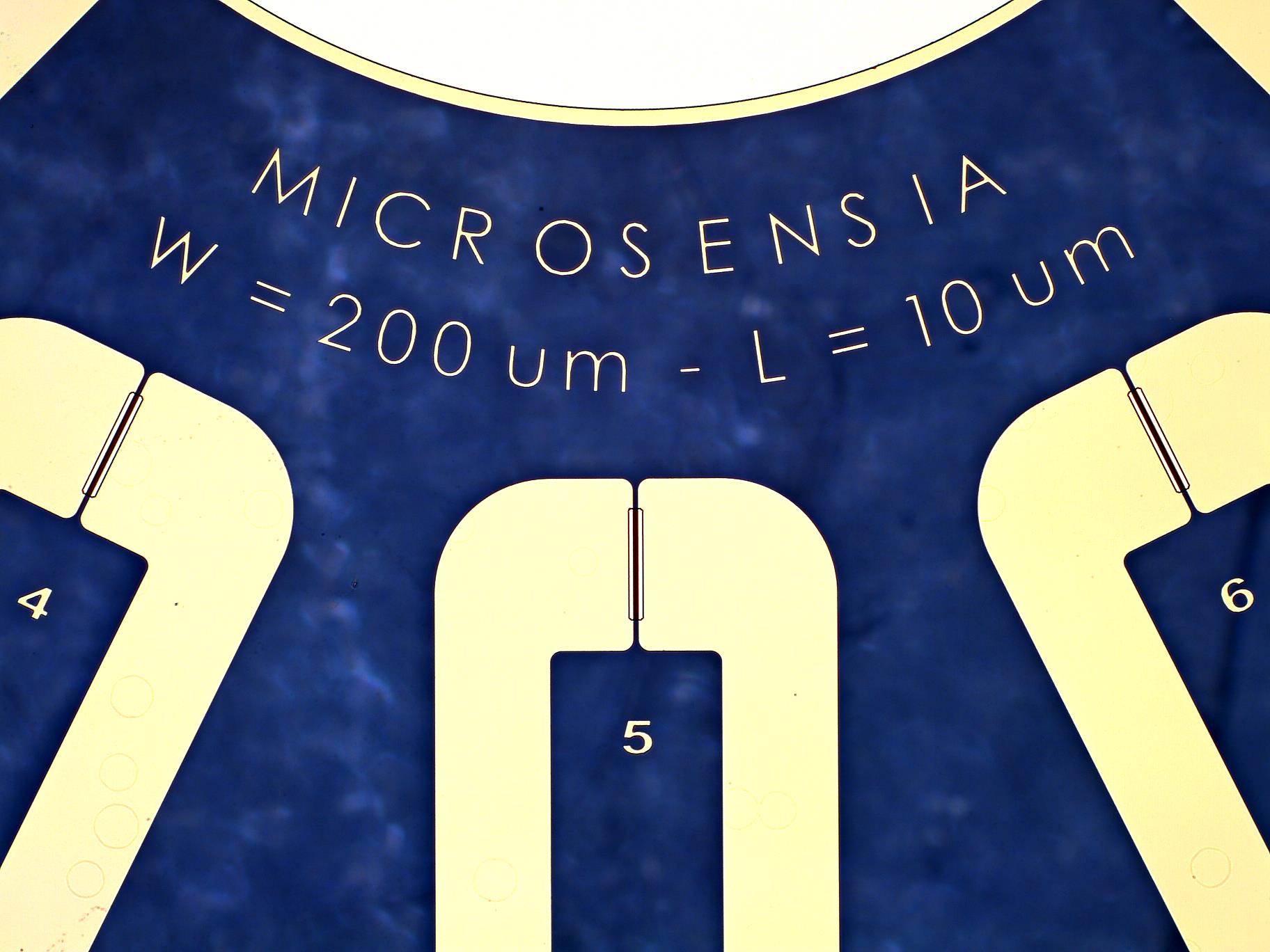 Patternable OECT – Variable W / Fixed L