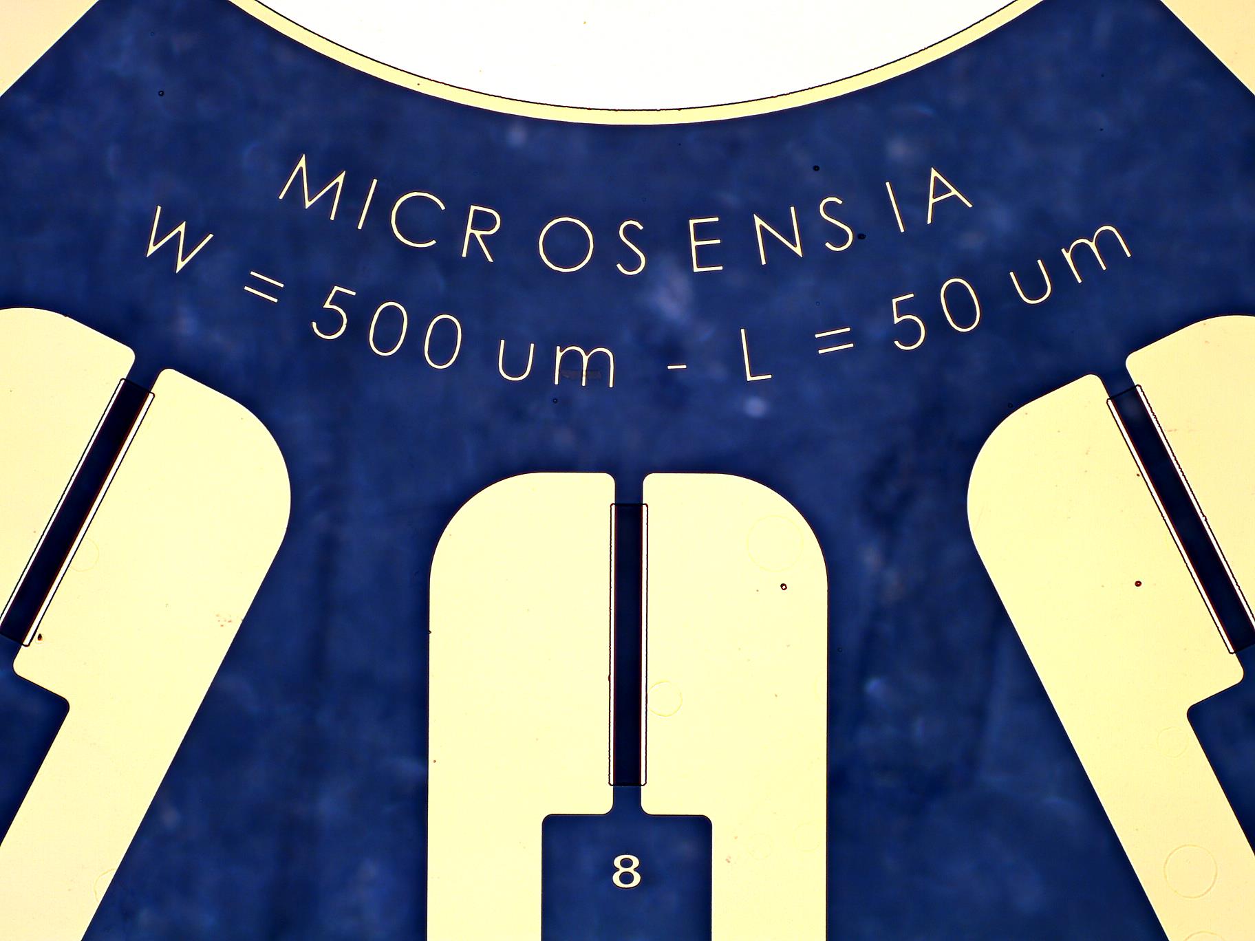 Patternable OECT – Variable W / Variable L