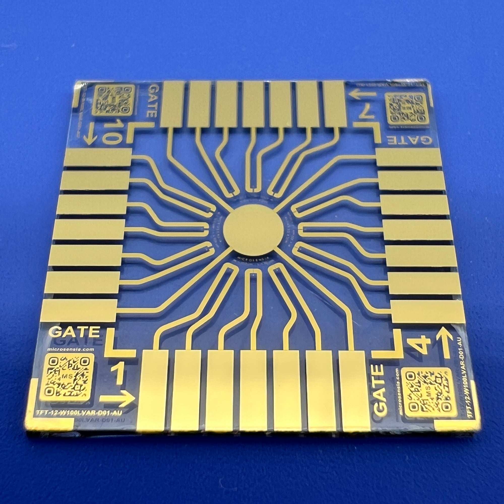 Patternable OECT – Fixed W / Variable L