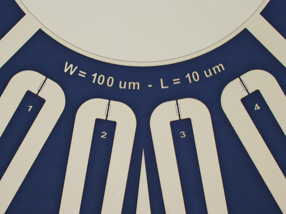 OECT, W = 100 um, L = 10 um
