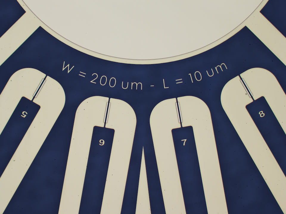 OECT, W = VAR, L = 10 um